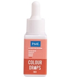 Barvy na čokoládu PME Colour Drops