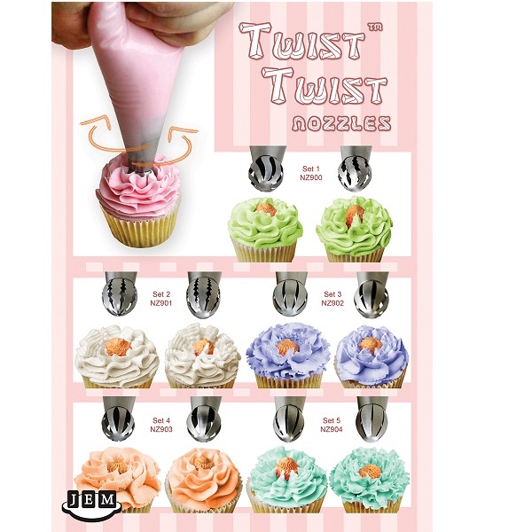 JEM Cukrářská špička Twist-Twist 16T & 17T