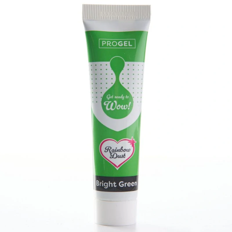 Rainbow Dust ProGel® Gelová barva Bright Green 25g