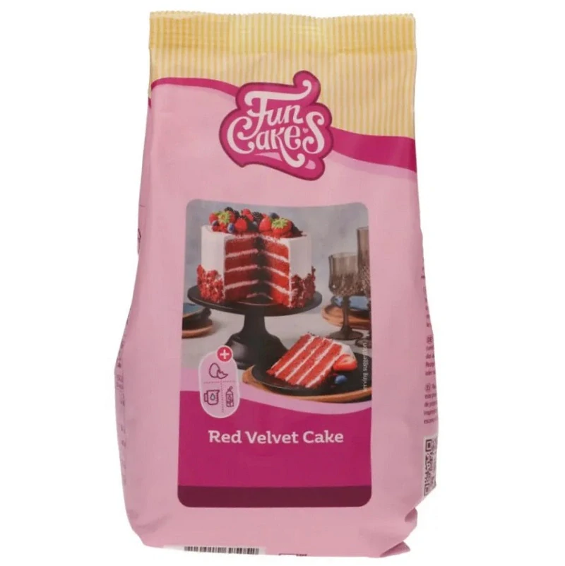 FunCakes Směs na pečení Red Velvet 500g