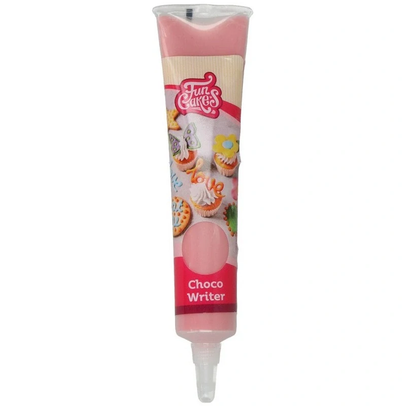 FunCakes Čoko tužka Růžová čokoláda 25g