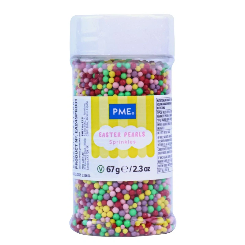 PME Cukrové zdobení Perličky Barevný mix 67g