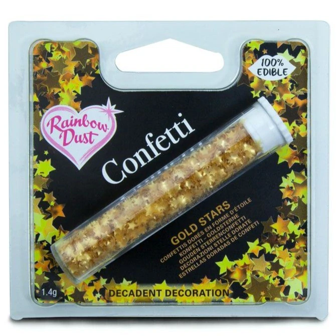 Rainbow Dust Jedlé zlaté konfety 2,8g