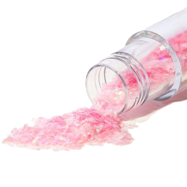 PME Jedlé třpytky Pink Topaz Růžové 3g