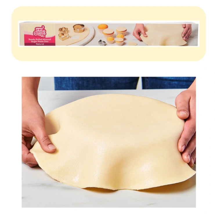 FunCakes Rolovaná potahovací hmota fondán/marcipán bílá 430g
