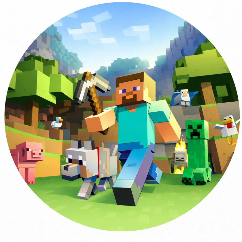 Obrázek Jedlý papír Minecraft