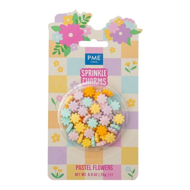 PME Cukrové sypání Pastelové kytičky 25g