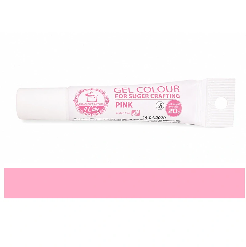 Food Colours Gelová potravinářská barva Pink (růžová) 20 g