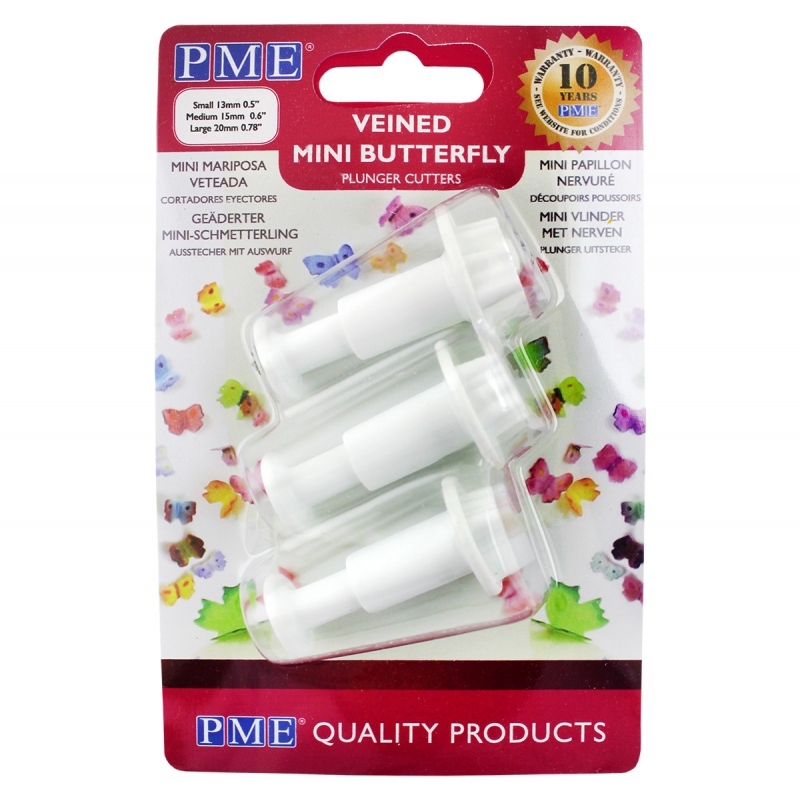 PME Vypichovač - motýlci mini - sada 3 ks