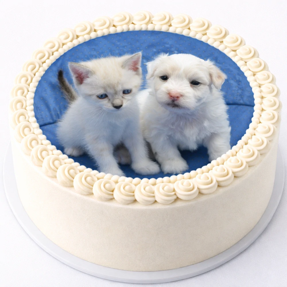 Obrázek Jedlý papír Kotě a štěně