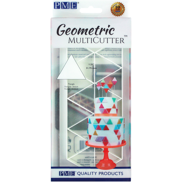 PME Multi Vykrajovátko geometrické Trojúhelník velký 3,18 cm