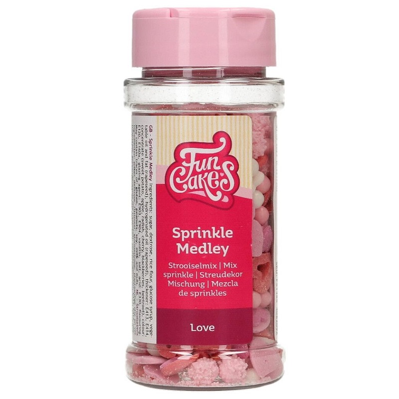 FunCakes Cukrové zdobení Medley Love 50g