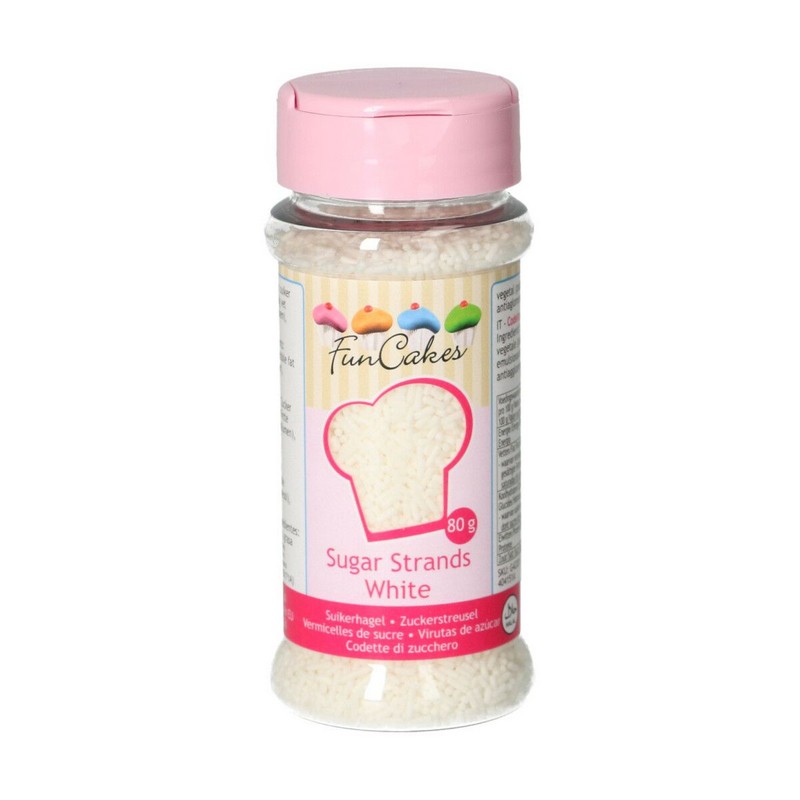 FunCakes Cukrové zdobení Rýže Bílá 80g 