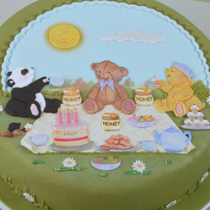 Patchwork - Piknik medvídků (Teddy bears picnic) SLEVA