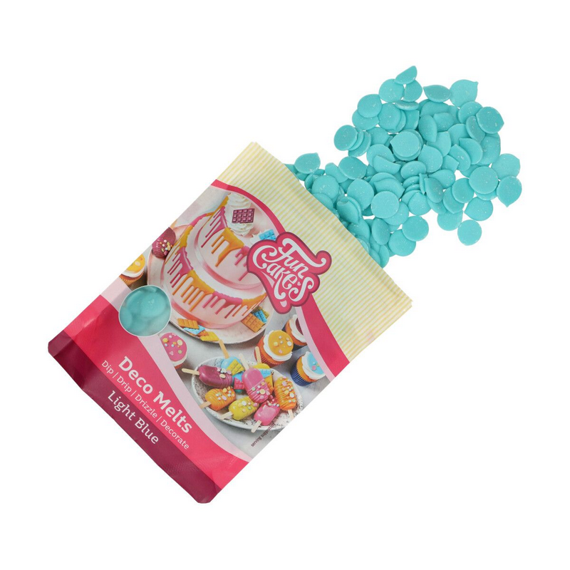 FunCakes Deco Melts Polevá Světle Modrá 250g