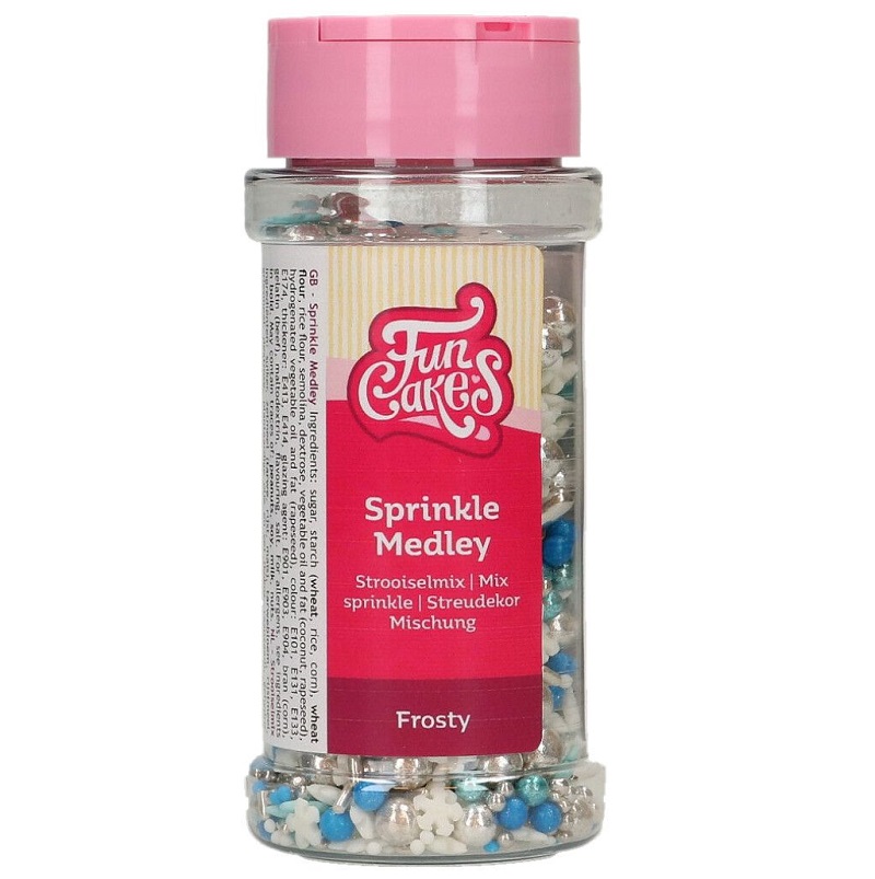 FunCakes Cukrové zdobení Medley Frosty 65g