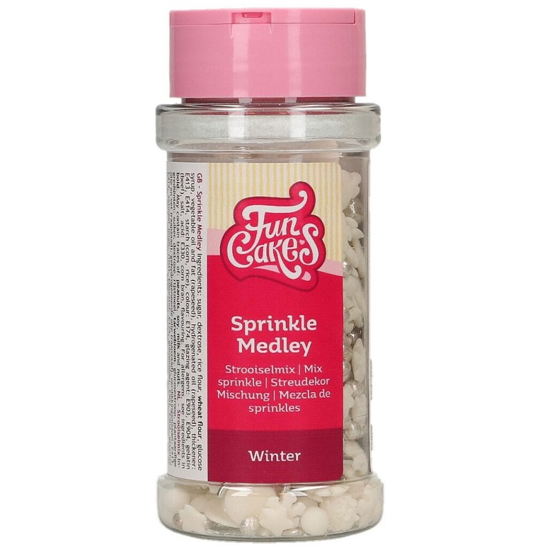 FunCakes Cukrové zdobení Medley Winter 50g