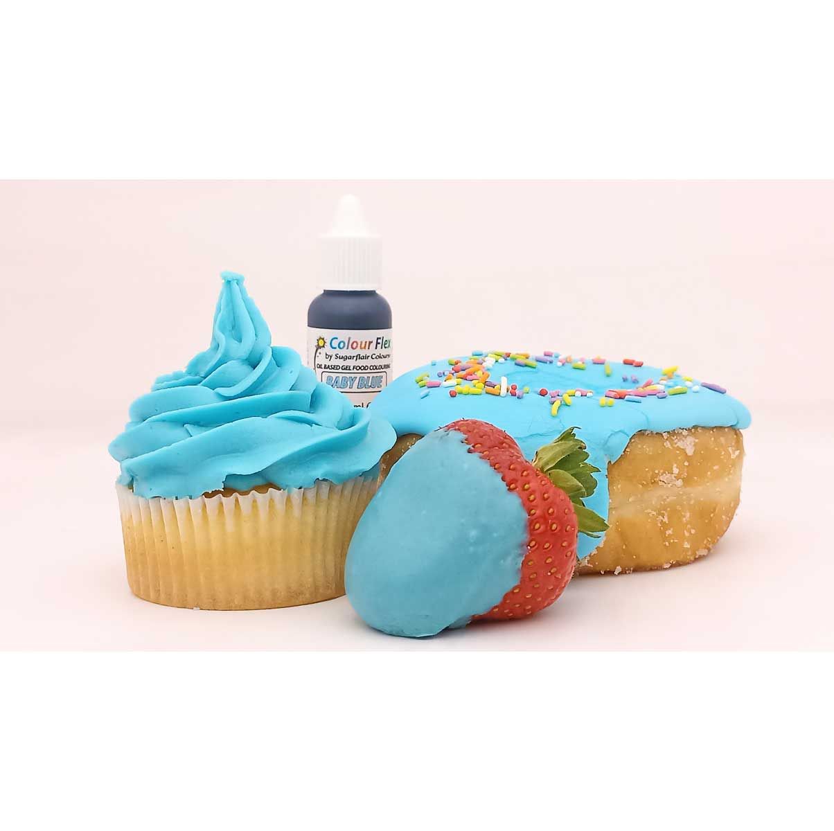 Sugarflair Colourflex univerzální tekutá barva Baby Blue 15ml