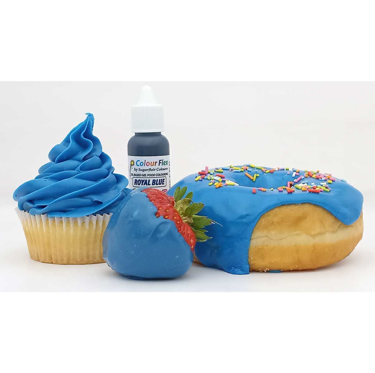 Sugarflair Colourflex univerzální tekutá barva Royal Blue 15ml