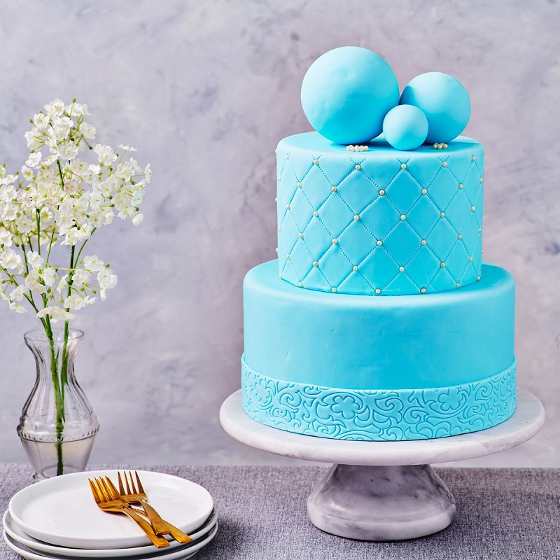 FunCakes Potahovací fondánová hmota Sv.modrá 500g