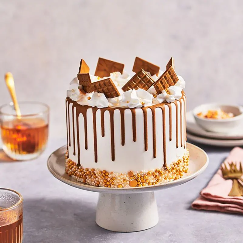 FunCakes Poleva stékaná Drip Dark Gold Zlatá 180g