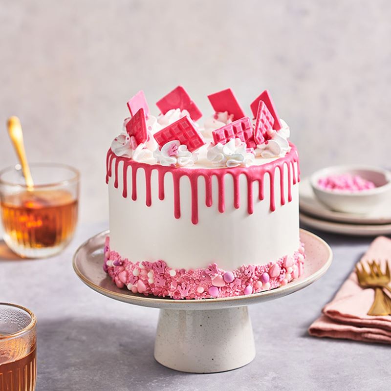 FunCakes Poleva stékaná Drip Pink Růžová 180g