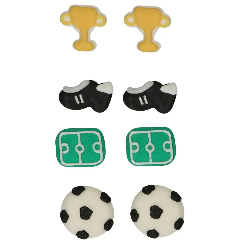 FunCakes Cukrová dekorace Fotbal sada 8 ks