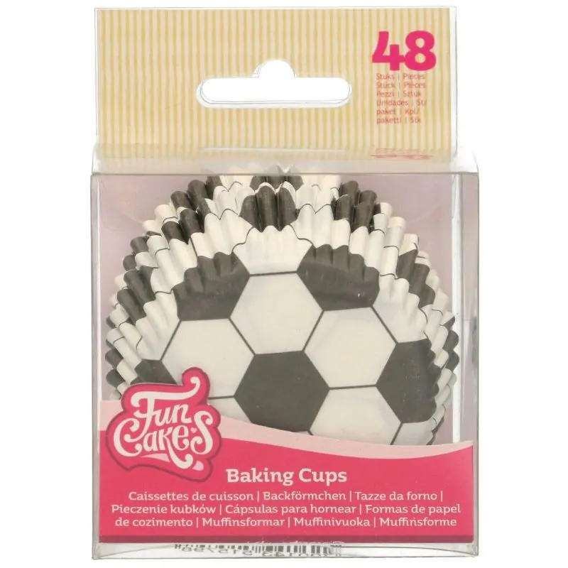 FunCakes Košíčky na muffiny Fotbal 48 ks
