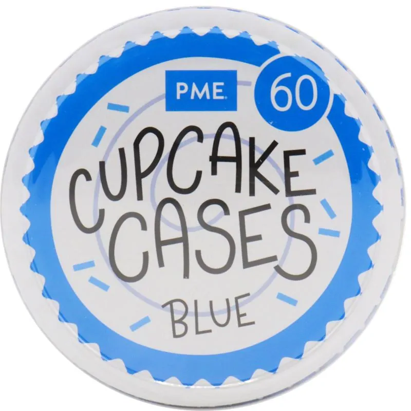 PME Košíčky papírové Modré, pr.50mm, v.28 mm, 60 ks