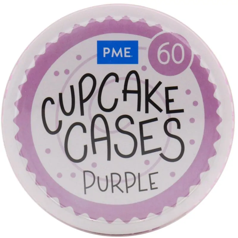 PME Košíčky papírové Fialové, pr.50mm, v.28 mm, 60 ks
