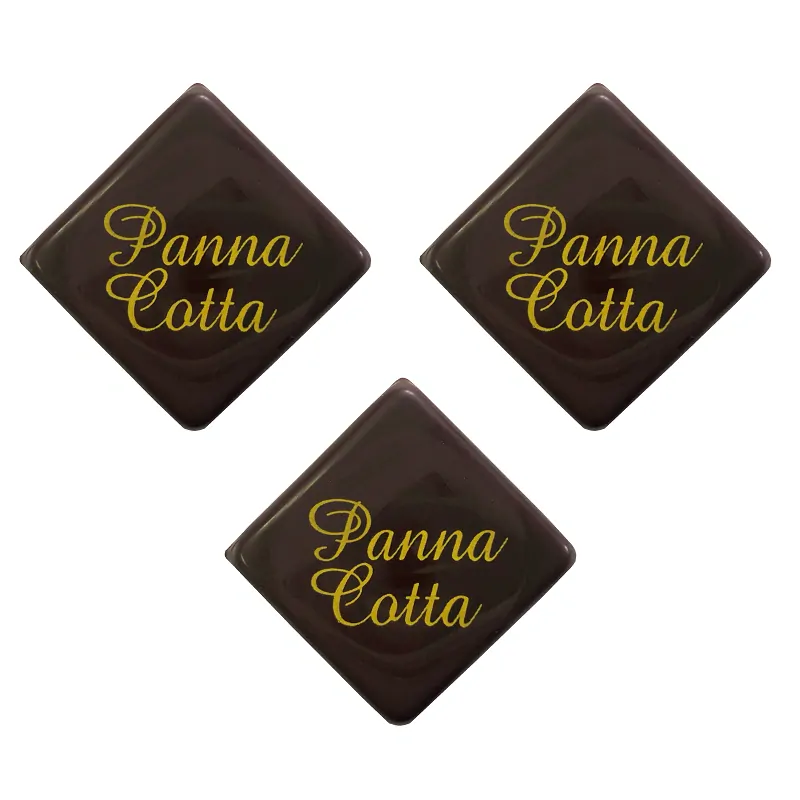 Dekorace čokoládová Panna Cotta 20 ks