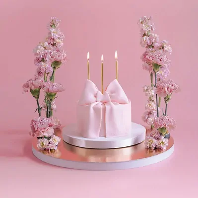 PartyDeco Svíčky zlaté 14 cm 12 ks