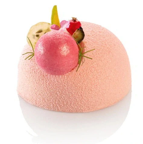 Dekorace čokoládová Koule Pink pearl 8 ks