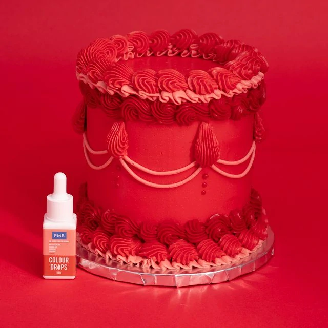 PME Colour Drops Olejová barva 20 ml červená