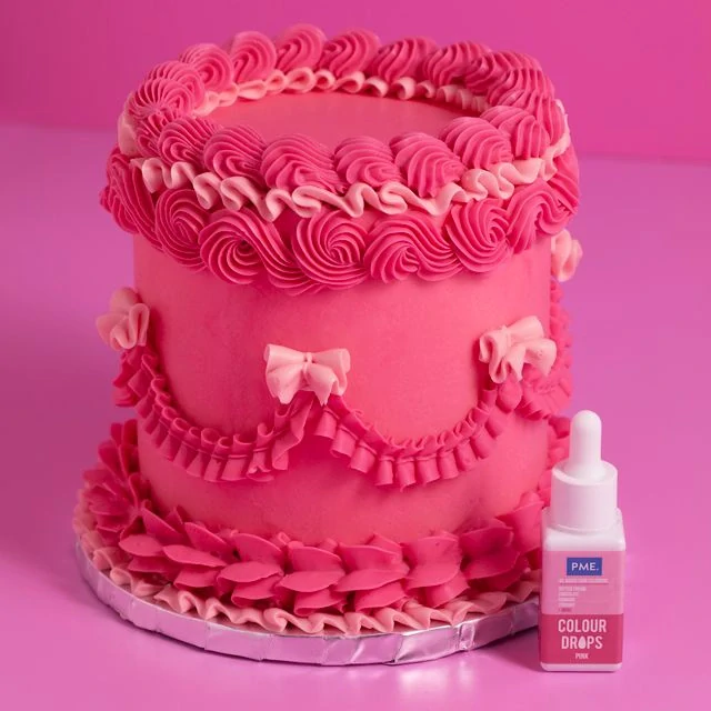 PME Colour Drops Olejová barva 20 ml růžová