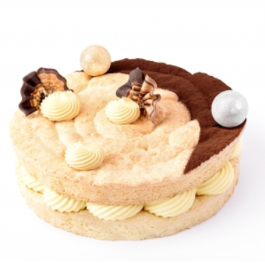 Dekorace čokoládová Koule Gold Pearl 8 ks