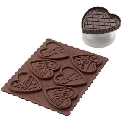 Silikomart Cookie Love sada na sušenky