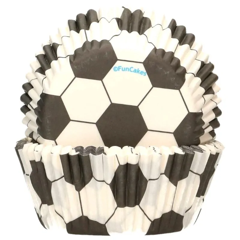 FunCakes Košíčky na muffiny Fotbal 48 ks