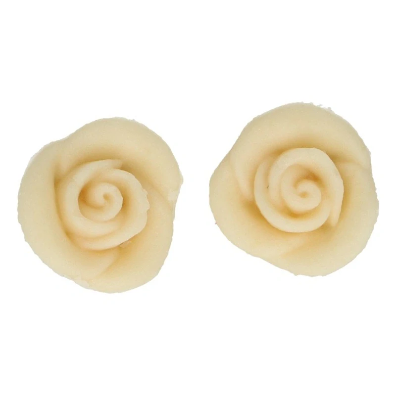 FunCakes Marcipánová dekorace Růže bílá 6 ks