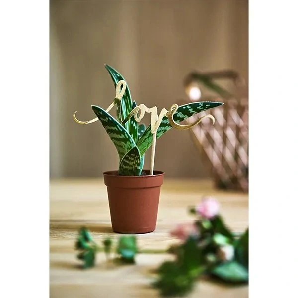 PartyDeco Zápich Love zlatý