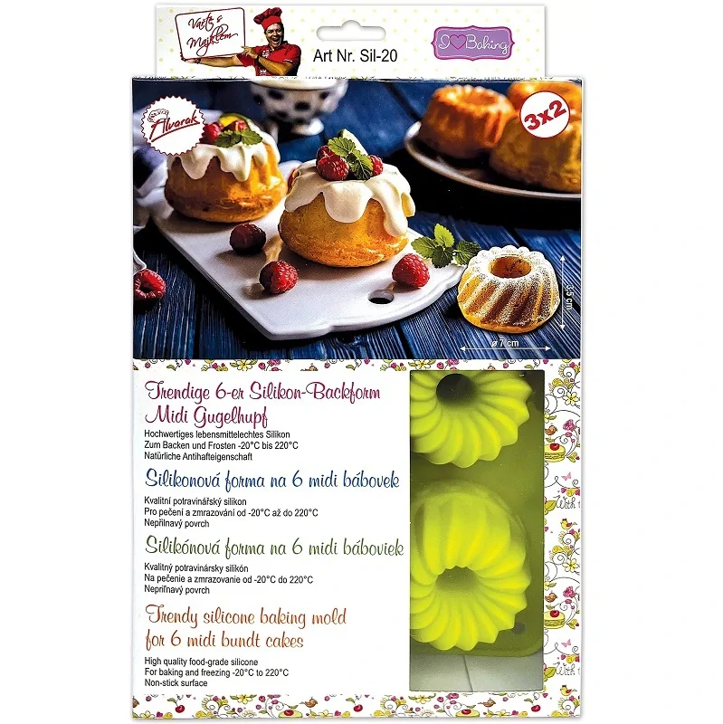 Alvarak Silikonová forma na Mini bábovky