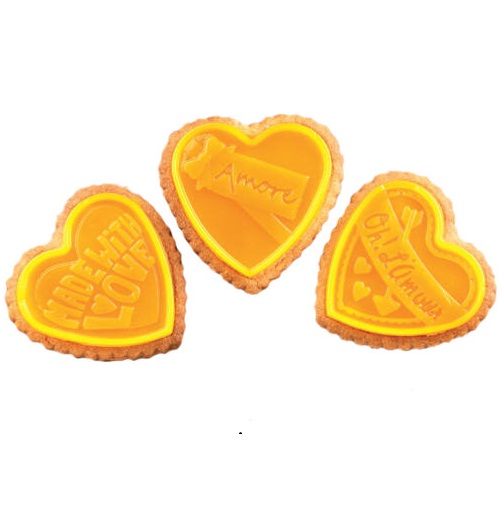 Silikomart Cookie Love sada na sušenky