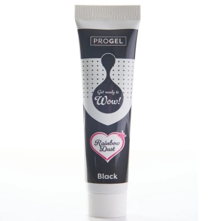 Rainbow Dust ProGel® Gelová barva Black 25g