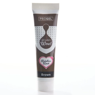 Rainbow Dust ProGel® Gelová barva Brown 25g