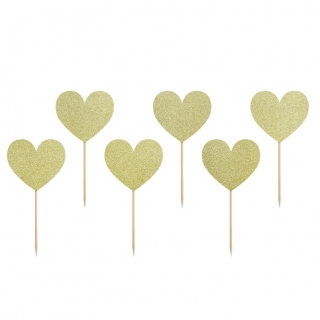 PartyDeco Zápichy Sladká láska 6 ks