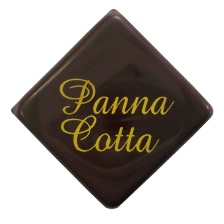 Dekorace čokoládová Panna Cotta 20 ks