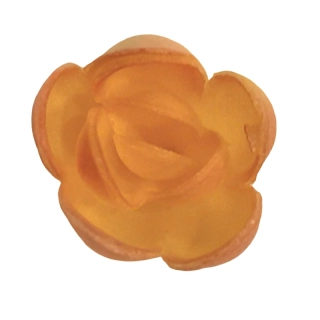 Dekorace oplatková - Růže poupě, čajová, 5 ks