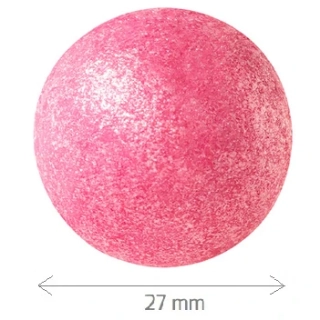 Dekorace čokoládová Koule Pink pearl 8 ks