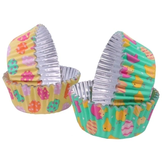 PME Košíčky papírové s fólií Velikonoce 60 ks