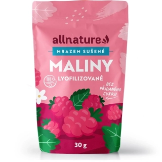 Allnature Maliny sušené mrazem 30 g
